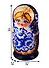 Матрешка 5 в 1 большая (Гжель, Эскиз 04) (М05160404) - 2