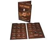 Альбом-планшет с прозрачными блистерами 70 лет победы в Великой отечественной войне на 21 монету