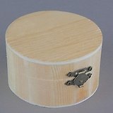Шкатулка простая круглая (466550) (64А-29520) (9,2х9,2х5,2)