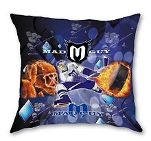 Подушка декоративная Хоккейный фанат (35x35см) Gift'n'home (PLW-35 MAD GUY)