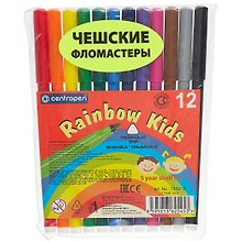 Фломастеры «Радуга» Centropen, 12 цветов