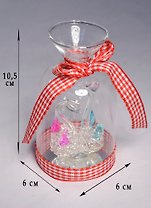 Бутылочка стекло Два лебедя (10,5 см) (742746)