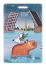 Чехол для карточек вертикальный СПб Любимый Петербург Фото на память Дворцовый мост (ДК2025-486)