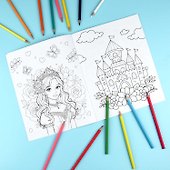 Феи и принцессы. Книжка-раскраска для детей - 2