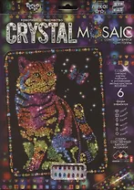 Набор для творчества ДАНКО-ТОЙС Crystal Mosaic Кот с бабочкой