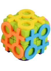 Головоломка кубик Крестики-Нолики (цветная) 2*2см 12-01561-5718