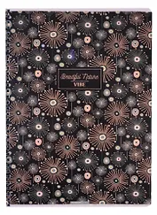 Тетрадь в клетку Academy Style, "Листья паттерн", А4, 96 листов, в ассортименте