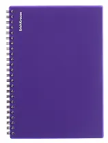 Тетрадь 80 листов, клетка, "Reef" спираль, индиго, Erich Krause