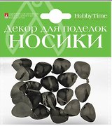 Набор для творчества Альт, Декоративные элементы Носики черные 20*15мм