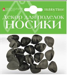 Набор для творчества Альт, Декоративные элементы Носики черные 20*15мм
