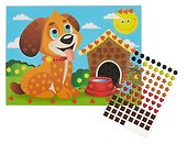 Мозаика из страз. самоклеящаяся. А5. Щенок. -Россия: АппликА, С3081-06 460210 - 1