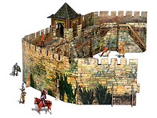 3D конструктор «Крепостная стена» картон, Умная Бумага