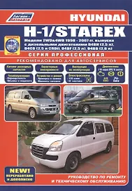 Хёнде  ЭЙЧ-1/Старекс. Модели 2WD&4WD 1998-2007 гг. выпуска с дизельными двигателями D4BH(2,5 л), D4CB(2,5 л CRDi), D4BF(2,5л),D4BB2,6 л).