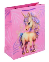 Пакет А4 32*26*12 "Единорожка" дет., бум.мат.ламинат