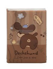 Салфетки бумажные Собачки (3-х слойные, цветные) (210х210) (8шт) (12-SENWEN-PP9046)