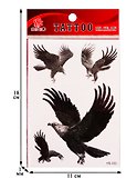 Тату с блёстками «Орлы и драконы», микс, Be TrenDIY - 1