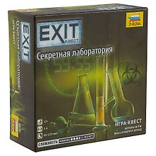 Настольная игра-квест «Eхit Секретная лаборатория», ZVEZDA
