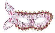 Маска кружевная с блестками (17х9) (пластик) (12-BaoZun-M26)