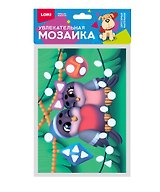 Набор для творчества LORI. Увлекательная мозаика (металлизированная) малый набор "Снегири"