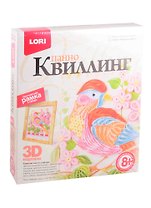 Набор для творчества LORI Квиллинг. Панно "Райская птица" Квл-024