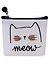 Кошелек на молнии Cats (силикон) (11х10) (ПВХ бокс), в ассортименте - 2
