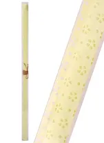 Бумага упаковочная 50*250 мятная с вырубн.узором, инд.уп.