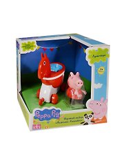 Игровой набор Росмэн т.м. Peppa Pig Каталка Лошадка с фигурками