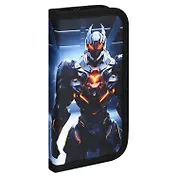 Пенал 1 отделение "Огненный робот" 20*10*2,5 см