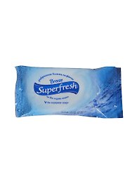 Влажные освежающие салфетки 15шт "Superfresh Breeze"