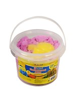 Кинетический песок цветной с формочками Kids creative, 2 формочки, 500г, ведерко Tz 3528