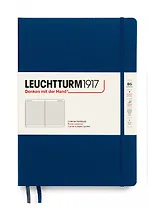 Книга для записей B5, 109 листов в линейку "Composition"твердая обложка, Синий Неви, Leuchtturm1917