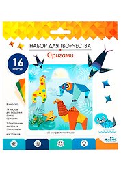 Набор для творчества ORIGAMI/Оригами Серия В мире животных 06352