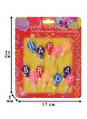 Набор свечей для торта Happy Birthday (шарики) - 2
