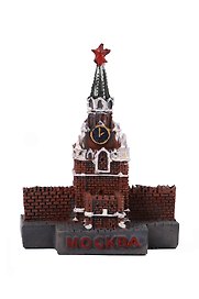 Фигурка полистоун Спасская башня (Москва) (60мм) (006-010-21-1-SM)