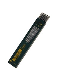 Грифели ч/гр 10шт 2,0мм, для цанговых карандашей В, ТК9071,Faber-Castell