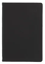 Ежедневник дат. 2025г. А5 176л "Paragraph" черный, 7Б, тв.переплет, иск.кожа, покрытие Soft Touch, термотиснение, тонир.блок, скругл.углы, вырубка, ляссе, инд.уп