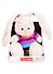 Игрушка мягкая Budi Basa, Зайка Ми в полосатом комбинезоне (малыш) SidX-396 - 2