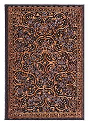 Книга для записей "Antiqua. Синий" А5, 128 л. в линейку, цв. внутрен. блок