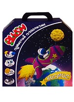 Набор для творчества, Пластилин пушистый PLUSH, набор Космос