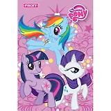 Записная книжка А6 80л "My little pony" обл.7БЦ глянц.ламин, офсет, Proff