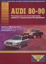 Audi 80 / 90 Руководство… Выпуск 1986-09.1994 б.дв. 1,6 1,8… / диз.дв. 1,6 1,9 (цв. сх.) (мАтлАвт)