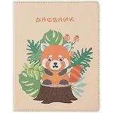 Дневник школьный Listoff, "SchoolMix. Red Panda"