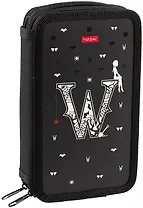 Пенал 2 отделения "W-wednesday" 19*11 см, молния