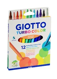 Фломастеры «Giotto turbo color» Giotto, 12 цветов