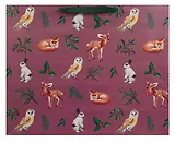 Пакет А3+ 50*40*15 "Лесные жители" Новый год, бум.ламинат