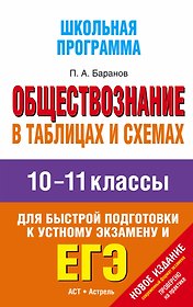 Обществознание в таблицах и схемах: 10-11 классы: справочные материалы