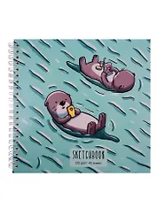 Скетчбук 190*190 40л "Relax" белый офсет, 120г/м2, тв.обложка, евроспираль