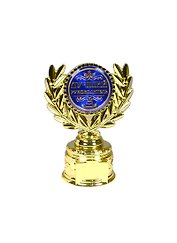 Статуэтка наградная кубок с лавром Лучший руководитель (13,2х10х6,6) (806989)