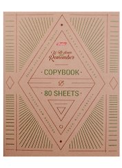 Тетрадь в клетку Hatber, Copybook, 80 листов, в ассортименте