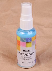 Спрей-краска акриловая ArtSpray Лазурь перламутровый (50 мл) (SR18)
